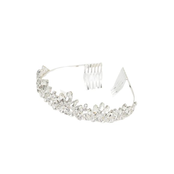 NWT Silver Rhinestone Tiara